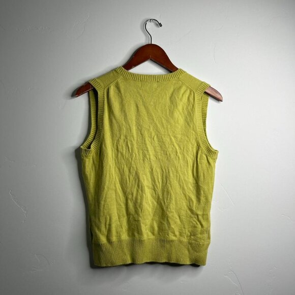 Y2K vintage light green sweater vest size small by Eddie Bauer - Picture 2 of 4